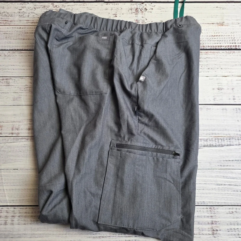 FIGS Technical‎ Collection Mens XXL Gray Jogger Scrub Pants M20SW2023 Charcoal